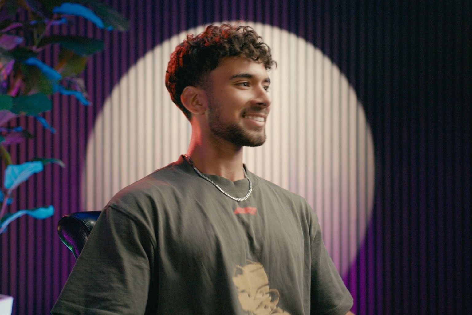 A young adult from our church smiling